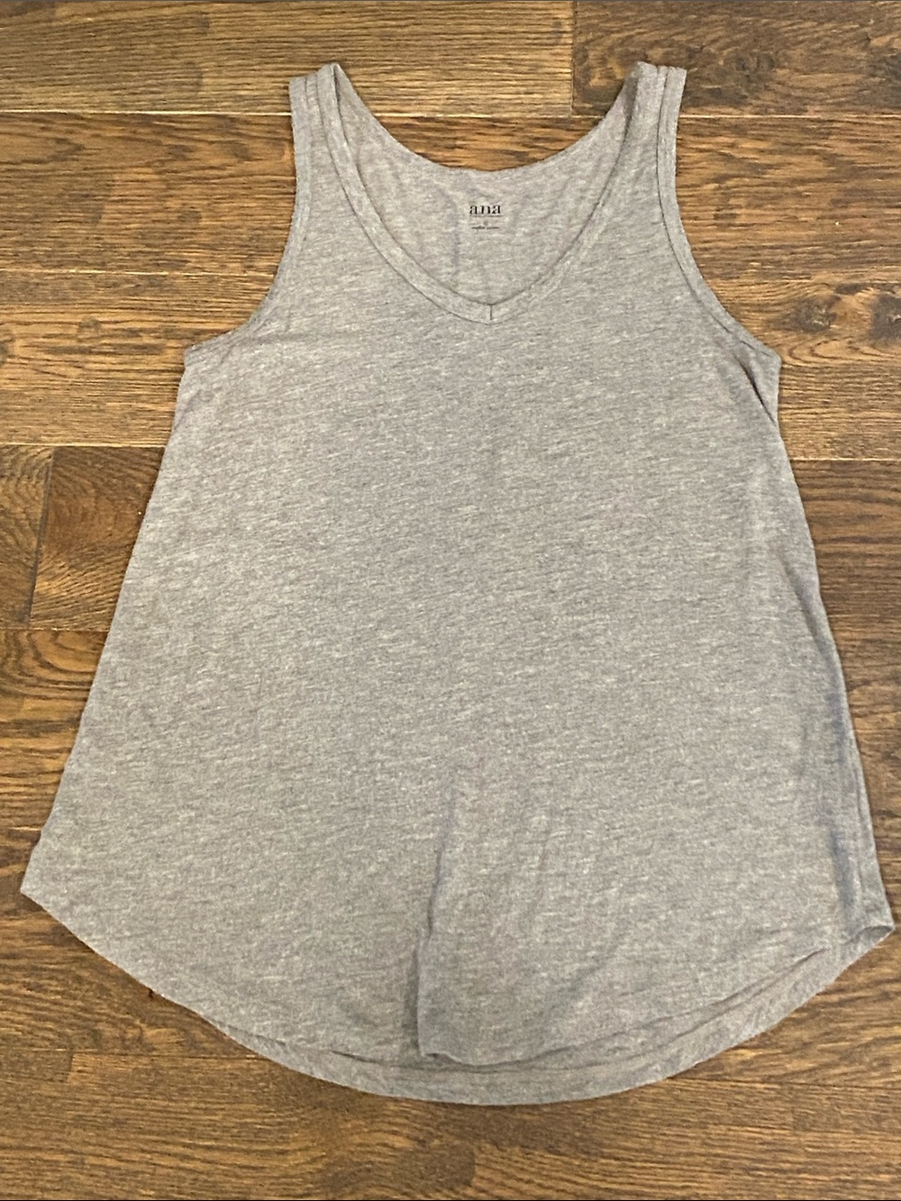 🖤3/$10 a.n.a Light Gray V-Neck Tank Top